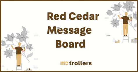 Western Red Cedar Boards. . Red cedar message board